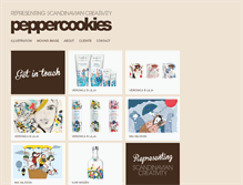 Tablet Screenshot of peppercookies.com